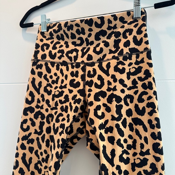 Hawthorne Leopard Print High-Waisted Workout Leggings Athletic Athleisure Sporty - Picture 8 of 11